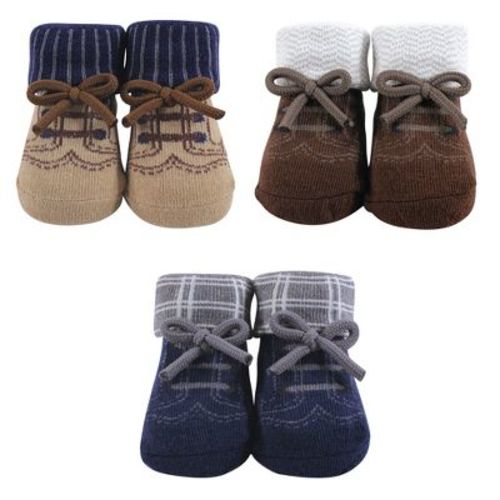 Hudson Baby Infant Boy Socks Boxed Giftset, Dapper, One Size