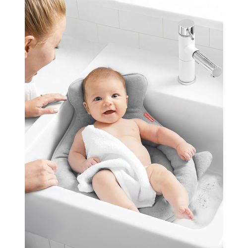 Skip Hop Soft Sink Baby Bath Tub, Moby, Grey