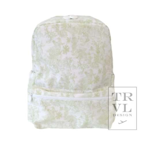 Backpacker Backpack Bunny Toile Green