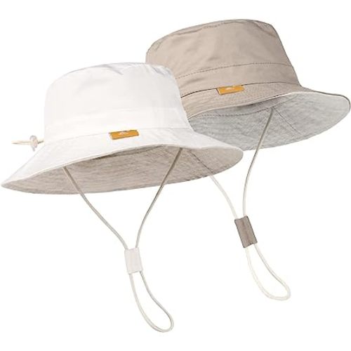 Baby Sun Hat for Boy Girl Toddler Summer Bucket Hat Kids Sun Protection Beach Hat Cotton Baby Hats
