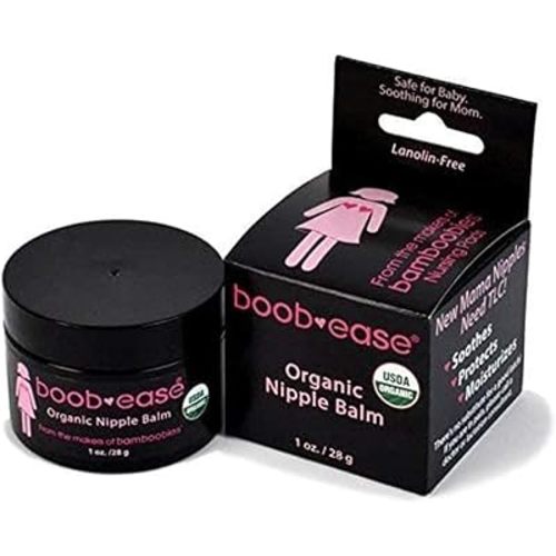 Bamboobies Women's Nipple Cream, Organic Cream for Soothing Skin, Nipple Balm, 1 oz (Pack of 1)