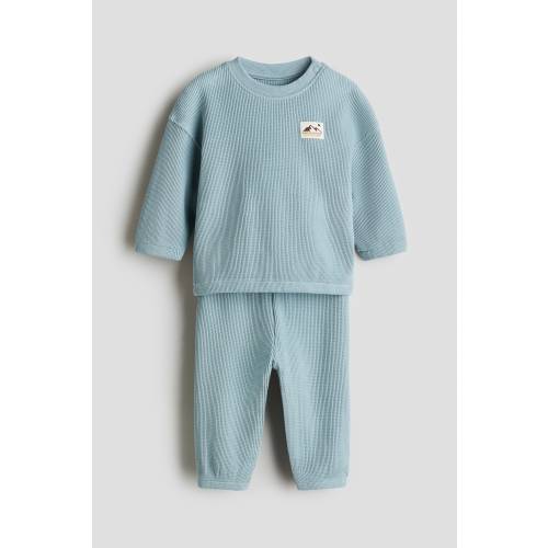 2-PIECE WAFFLED COTTON SET