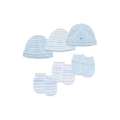 Baby Boys Playtime Hat and Mittens Set