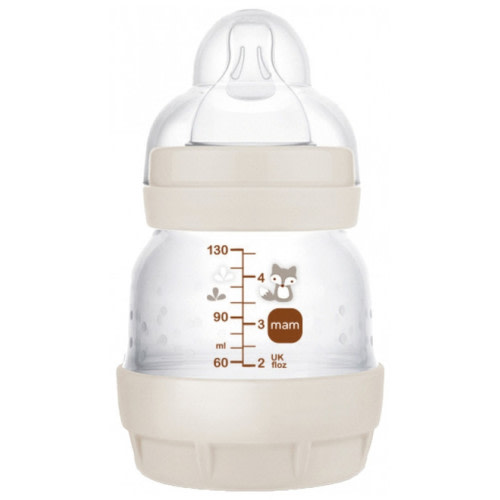 MAM Easy Start Feeding Bottle 130 ml 0 Months Flow 0 - Model: Sand - Steych