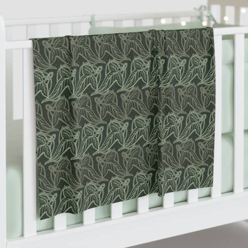 Lorien Leaf Baby Swaddle Blanket, Green, Lord of the Rings Baby Blanket, Rings of Power Infant Wrap, Hobbit Baby Blanket, Legolas Wrap