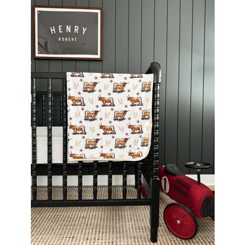 Longhorn Lullaby Blanket