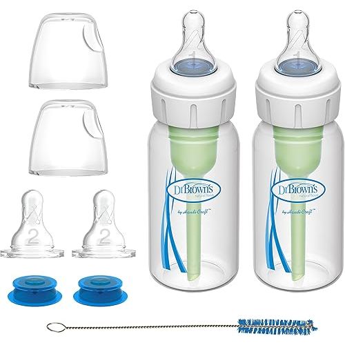 Dr. Brown’s Natural Flow Anti-Colic Options+ Specialty Feeding Set, 4 oz, 2 Pack