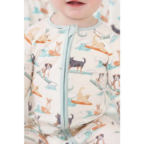 Paddle Pups Convertible Zip Romper