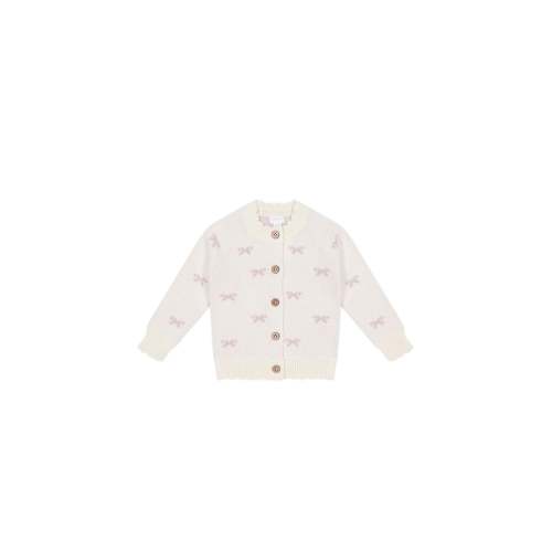 Daisy Cardigan - Ballet Bow Egret
