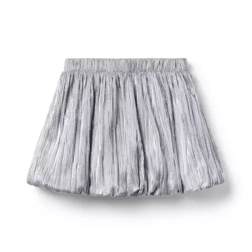 Girl Silver Icing Milk Bar x Janie and Jack Pleated Skirt by Janie and Jack
