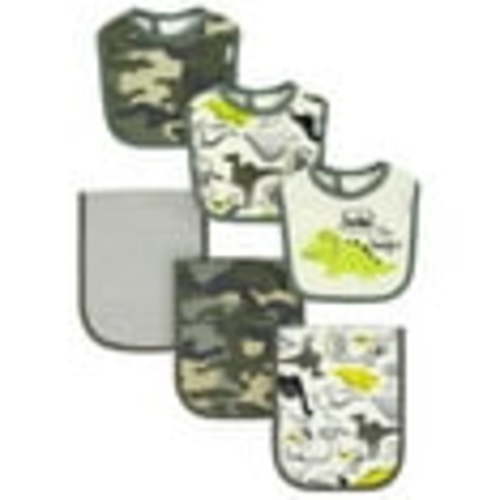 Gerber Baby Boy Bibs & Burp Cloth Bundle, 6-Piece, One Size