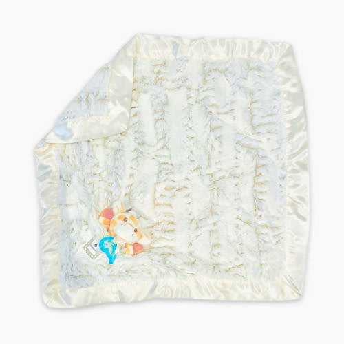 Zalamoon Luxie Pocket Security Blanket - White, 21x21