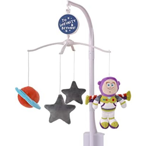 Disney Toy Story Outta This World Multi Colored Buzz Lightyear, Stars, and Planet Musical Mobile