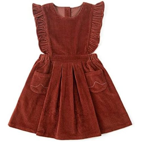 Simplee kids Toddler Girl Casual Dress for Spring Girls Skrit with Pocket