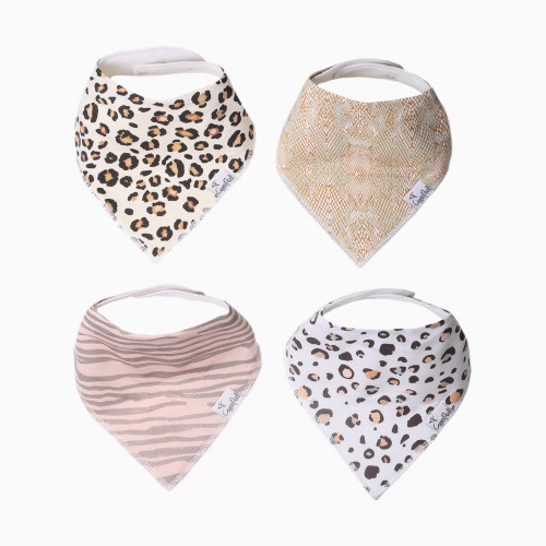 Printed Bandana Bib Set (4-Pack) - Zara