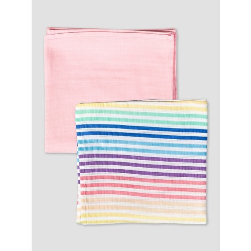 Honest Baby Clothing Two Pack Organic Cotton Swaddle Blankets