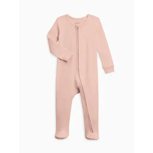 Peyton Zipper Sleeper in Blush