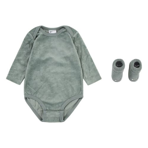 Newborn Baby Nike Velour Bodysuit and Booties 2-Piece Set