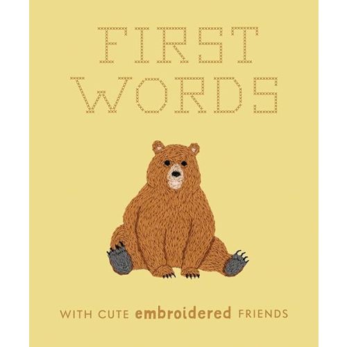 First Words with Cute Embroidered Friends