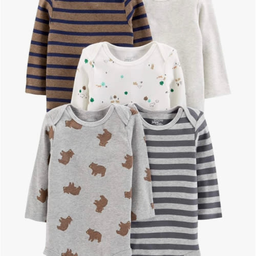 Simple Joys by Carter's Unisex Babies' Long-Sleeve Bodysuit