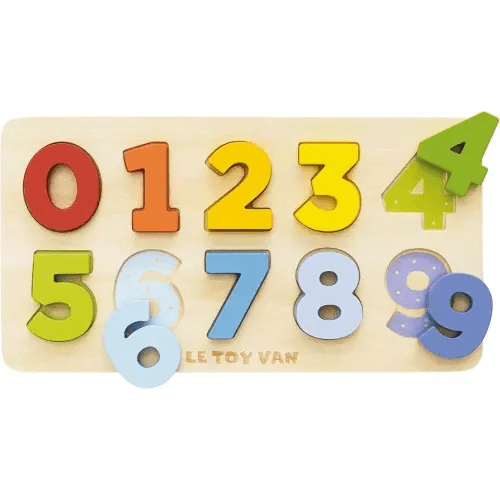 Le Toy Van - Wooden Figures Counting Puzzle Toy | Suitable for Age 18+ Months