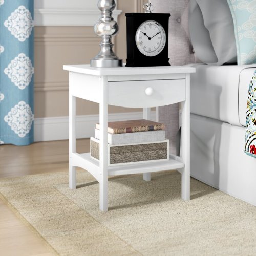 Baca Solid + Manufactured Wood Nightstand