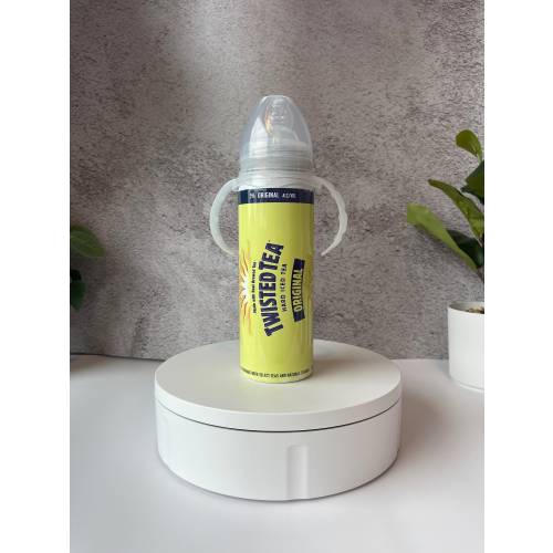 Personalized beer Tea Baby Bottle Stainless Steel Baby Bottle 8oz Custom Baby Bottle Sublimation Baby Bottle Beer Inspired Funny Gift