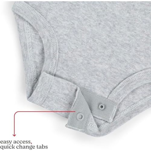 Huggies unisex-baby 5-pack Elevated Bodysuit