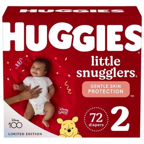 Huggies Little Snugglers Diapers, Size 1, Size 2, Newborn, Premie