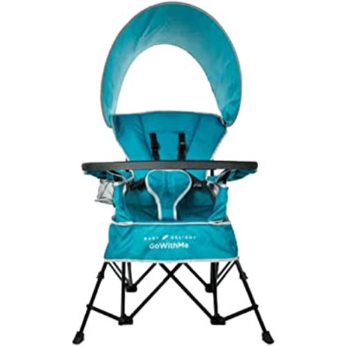 Baby Delight Go with Me Jubilee Deluxe Portable Chair | Indoor and Outdoor | Sun Canopy | Teal