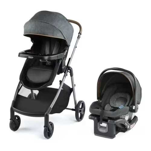 Graco Modes Trio Travel System, Infant Stroller, Hemlock, 1 Count
