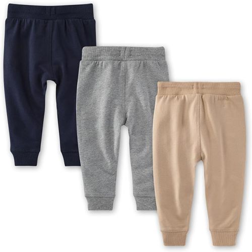 Burt's Bees Baby Knit Jogger Pants, Baby Sweatpants, 100% Organic Cotton Infant Bottoms