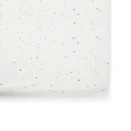 Pehr Organic Cotton Crib Sheet - Celestial