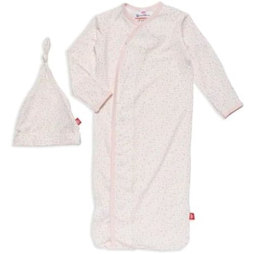 Magnetic Me Modal Newborn Sleeper Gown & Hat Set | Silky Soft Modal Fabric Sleep Sack