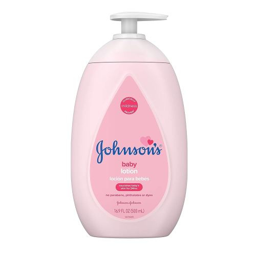 Johnson's Moisturizing Baby Lotion with Coconut Oil Hypoallergenic, 16.9 Fluid Ounce, (JNJ17560)
