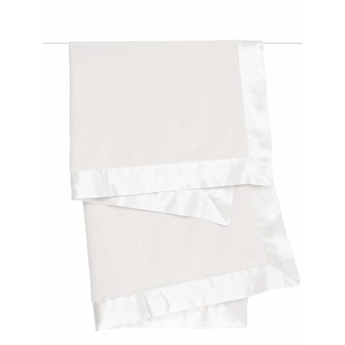 Little Giraffe Baby Blanket - Velvet Soft Blanket with Satin Trim - Baby Stroller Blanket - Newborn Baby Essentials & Baby Gifts - 29x35" - Cream