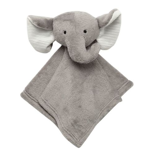 Lambs & Ivy Gray Elephant Soft Baby/child/toddler Plush Lovey Security Blanket