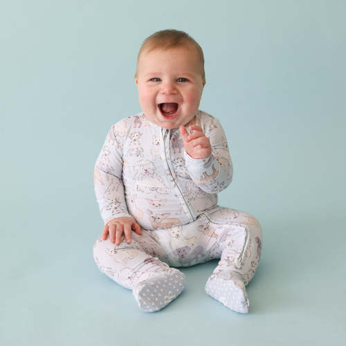 Gatsby Footie Zippered One Piece