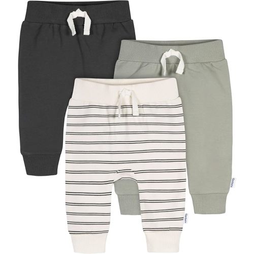 Gerber Baby-Boys Toddler 3-Pack Jogger Pants