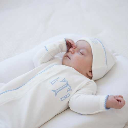 Baby Boy Footie, Monogrammed Newborn Outfit, Custom Embroidered Name, Coming Home Gift, Soft Baby Sleeper, Baby Shower Gift