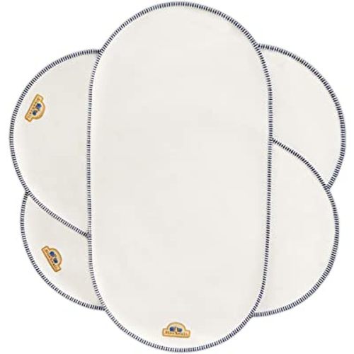BlueSnail Waterproof Changing Pad Liners 3 Count (14"X26.5", White), Bassinet Pad Liner