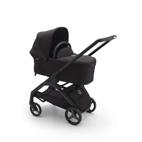 Bugaboo Dragonfly Seat & Bassinet Complete Midnight Black with Black Frame Baby Stroller