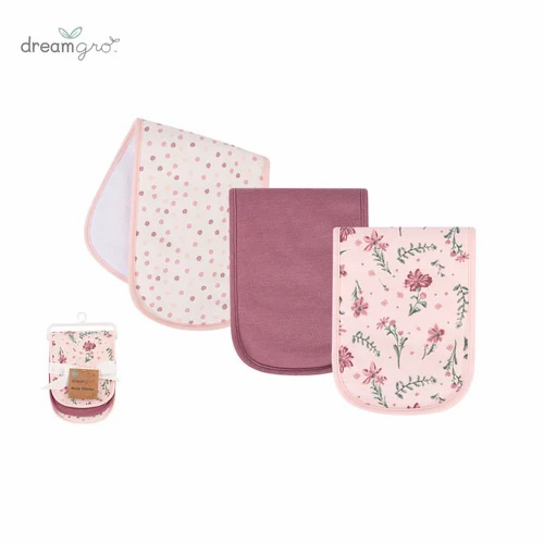 DreamGro Burp Cloth Set, 3 ct