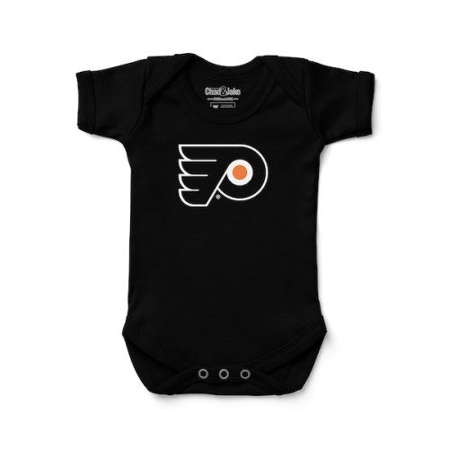 Newborn & Infant Philadelphia Flyers Chad & Jake Black Primary Logo Bodysuit