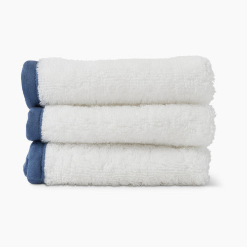 Lalo The Organic Washcloth 3-pack - Coconut / Blueberry
