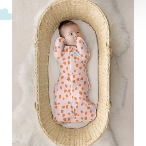 Swaddle Up™ 1.0 TOG Cotton Light Pink Jumbo Animal