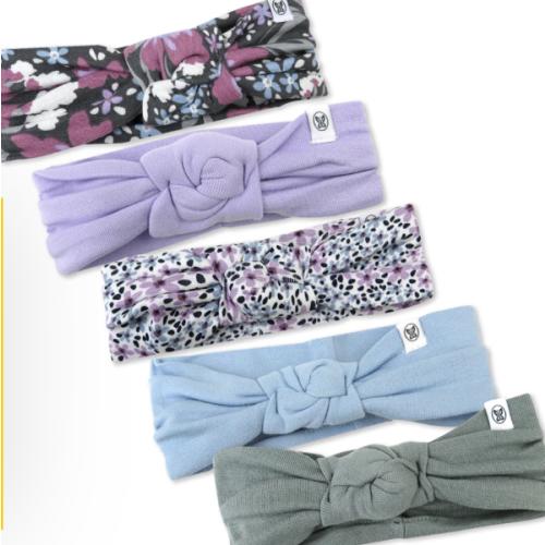5-Pack Organic Cotton Knotted Headbands | Honest Baby Clothing