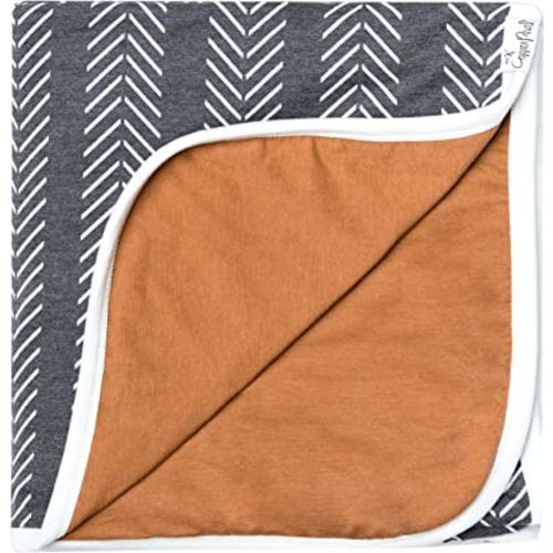 Copper Pearl Three-Layer Baby Blanket: Soft Baby Quilts for Boys and Girls | Breathable, Cozy, Toddler Blanket | Baby Quilt for Newborns | 46x46 Premium Polyester/Rayon | Canyon