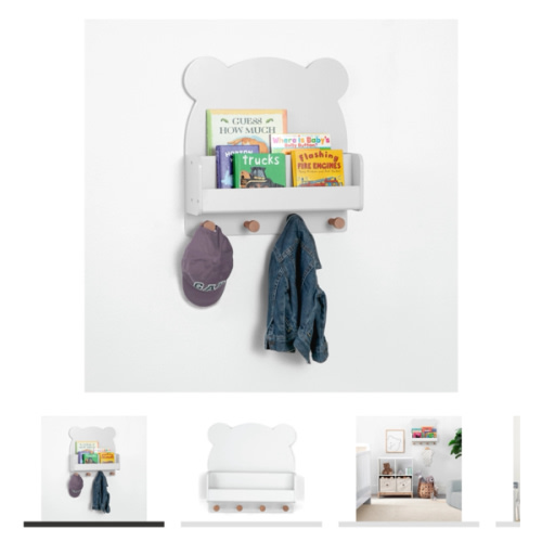babyGap by Delta Children Brannan Bear Wall Shelf
