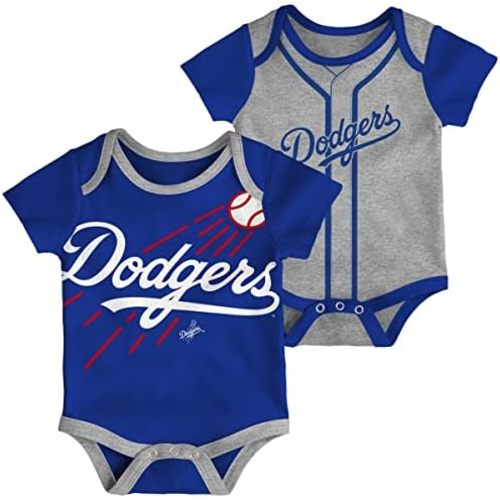 Outerstuff MLB Newborn & Infants 0-24 Months 2 Piece Team Graphic Creeper Bodysuit Romper Set
